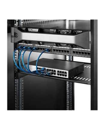 Startech półka 1U Czarna (CABSHELF116V) nr 1