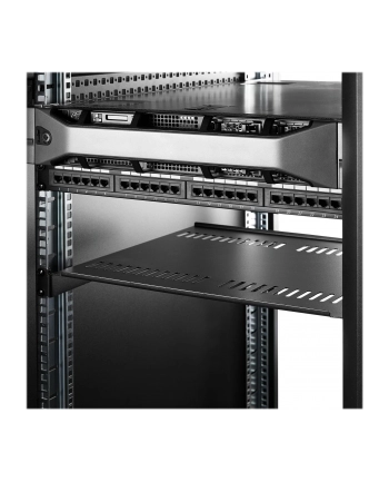 Startech półka 1U Czarna (CABSHELF116V) nr 2