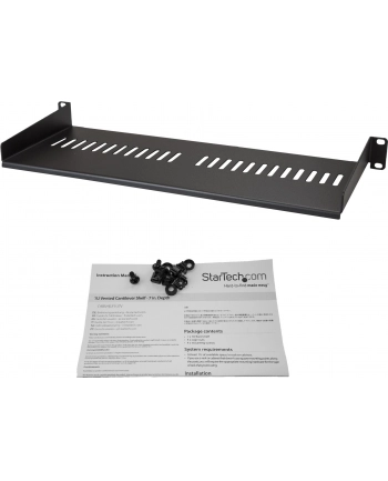 Startech Półka 1U Czarna (CABSHELF1U7V) nr 1