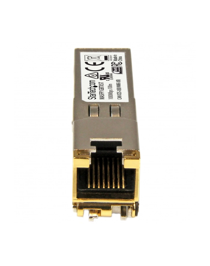 Startech.COM  GIGABIT RJ45 COPPER SFP TRANSCEIVER MODULE - CISCO MERAKI MA-SFP-1GB-TX COMPATIBLE - 100M - SFP (MINI-GBIC) TRANSCEIVER MODUL - GIGABIT główny