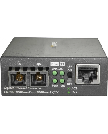Startech.COM  GIGABIT ETHERNET TO SC FIBER MEDIA CONVERTER - 1000BASE-SX - MULTIMODE 550 M - FIBERMEDIEOMFORMER - 10MB LAN 100MB LAN (MCMGBSCMM055) nr 2