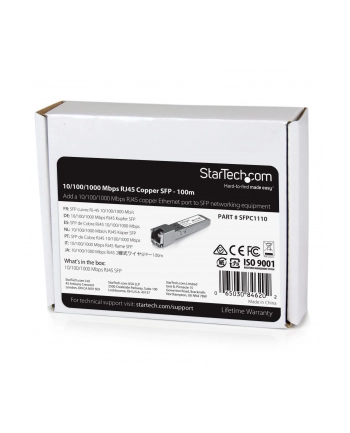 Startech.com 10/100/1000 Mbps RJ45 SFP (SFPC1110)