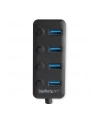 Startech.com 4-Port USB 3.0 Hub - 4x USB-A - Individual On/Off Switches - hub - 4 ports USB hub - 4 - Czarny (HB30A4AIB) - nr 11