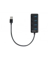 Startech.com 4-Port USB 3.0 Hub - 4x USB-A - Individual On/Off Switches - hub - 4 ports USB hub - 4 - Czarny (HB30A4AIB) - nr 2