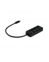 Startech.com 4-Port USB-C Hub - 4x USB-A Ports - Individual On/Off Switches - hub - 4 ports USB hub - 4 - Czarny (HB30C4AIB) - nr 11