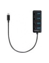 Startech.com 4-Port USB-C Hub - 4x USB-A Ports - Individual On/Off Switches - hub - 4 ports USB hub - 4 - Czarny (HB30C4AIB) - nr 27