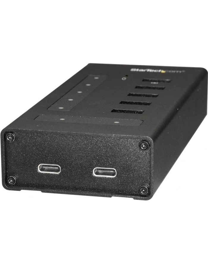 Startech.com 7 Port USB-C Hub - Metal - USB 3.0 - USB-C to 5x A and 2x C - hub - 7 porte USB hub - 7 - Czarny (HB30C5A2CST) główny