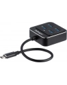 Startech.com 4-Port USB-C Hub - USB C to USB 3.1 Gen 2 Hub - 4x USB-A Ports - hub - 4 ports USB hub - 4 - Czarny (HB31C4AB) - nr 17