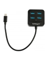 Startech.com 4-Port USB-C Hub - USB C to USB 3.1 Gen 2 Hub - 4x USB-A Ports - hub - 4 ports USB hub - 4 - Czarny (HB31C4AB) - nr 22