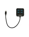 Startech.com 4-Port USB-C Hub - USB C to USB 3.1 Gen 2 Hub - 4x USB-A Ports - hub - 4 ports USB hub - 4 - Czarny (HB31C4AB) - nr 2