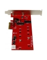 Startech.COM Startech.COM Startech.COM 2X M.2 SATA SSD CONTROLLER CARD - PCIE M.2 SATA III NGFF CARD - STORAGE CONTROLLER - M.2 CARD / SATA 6GB/S - PC - nr 10