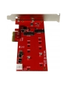 Startech.COM Startech.COM Startech.COM 2X M.2 SATA SSD CONTROLLER CARD - PCIE M.2 SATA III NGFF CARD - STORAGE CONTROLLER - M.2 CARD / SATA 6GB/S - PC - nr 13
