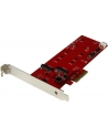 Startech.COM Startech.COM Startech.COM 2X M.2 SATA SSD CONTROLLER CARD - PCIE M.2 SATA III NGFF CARD - STORAGE CONTROLLER - M.2 CARD / SATA 6GB/S - PC - nr 28