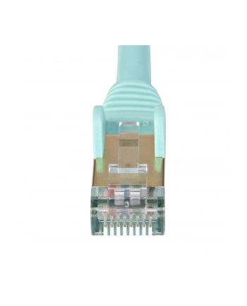 Startech.COM 1.5 M CAT6A CABLE - AQUA - RJ45 ETHERNET CABLE - SNAGLESS - CAT6A STP CORD - COPPER WIRE - 10GB - PATCH CABLE - 1.5 M - AQUA  (6ASPAT150C nr 2