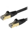 Startech.COM 7.5 M CAT6A CABLE - BLACK - RJ45 ETHERNET CABLE - SNAGLESS - CAT6A STP CORD - COPPER WIRE - 10GB - PATCH CABLE - 7.5 M - BLACK  (6ASPAT75 - nr 10