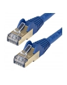 Startech.COM 7.5 M CAT6A CABLE - BLUE - RJ45 ETHERNET CABLE - SNAGLESS - CAT6A STP CORD - COPPER WIRE - 10GB - PATCH CABLE - 7.5 M - BLUE  (6ASPAT750C - nr 7
