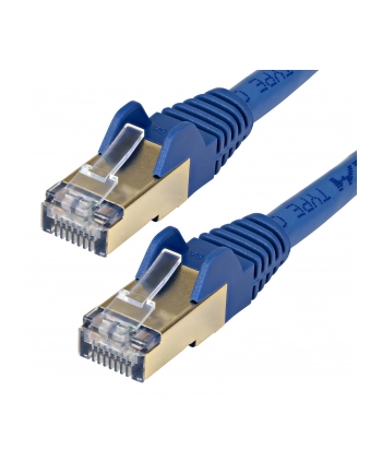 Startech.COM 7.5 M CAT6A CABLE - BLUE - RJ45 ETHERNET CABLE - SNAGLESS - CAT6A STP CORD - COPPER WIRE - 10GB - PATCH CABLE - 7.5 M - BLUE  (6ASPAT750C nr 1