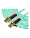Startech.COM 15M OM3 LC TO LC MULTIMODE DUPLEX FIBER OPTIC PATCH CABLE - PATCH CABLE - 15 M - AQUA (A50FBLCLC15) - nr 1