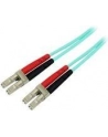 Startech.COM 15M OM3 LC TO LC MULTIMODE DUPLEX FIBER OPTIC PATCH CABLE - PATCH CABLE - 15 M - AQUA (A50FBLCLC15) - nr 9
