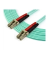 Startech.COM 7M OM3 LC TO LC MULTIMODE DUPLEX FIBER OPTIC PATCH CABLE - PATCH CABLE - 7 M - AQUA (A50FBLCLC7) - nr 9