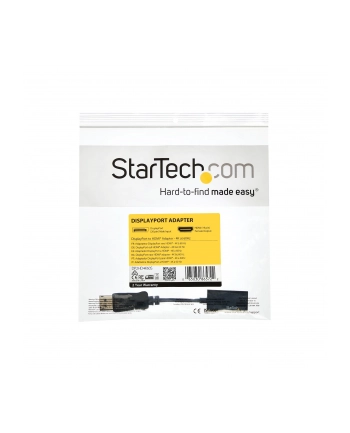 Startech.com DisplayPort to HDMI Adapter - 4K 60Hz - video transformer (DP2HD4K60S) nr 2