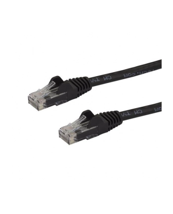 Startech.COM 7.5 M CAT6 CABLE - BLACK PATCH CORD - SNAGLESS - ETL VERIFIED - PATCH CABLE - 7.5 M - BLACK  (N6PATC750CMBK) nr 2