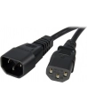 Startech.com Standard Computer Power Cord Extension C14 to C13 - power extension cable - 1 m (PXT1001M) - nr 18