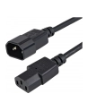 Startech.com Standard Computer Power Cord Extension C14 to C13 - power extension cable - 1 m (PXT1001M) - nr 24