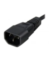Startech.com Standard Computer Power Cord Extension C14 to C13 - power extension cable - 1 m (PXT1001M) - nr 4