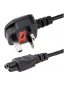 Startech Kabel zasilający 3pin gniazdo UK 2m (PXTNB3SUK2M) - nr 13