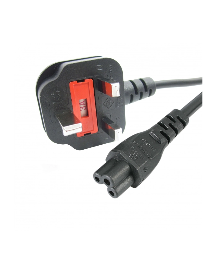 Startech Kabel zasilający 3pin gniazdo UK 2m (PXTNB3SUK2M) główny