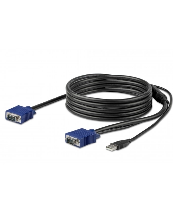 Startech.COM  10FT / 3M USB KVM CABLE FOR RACKMOUNT CONSOLES - VGA AND USB - VIDEO / USB CABLE - 3 M (RKCONSUV10) nr 2