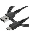 Startech.COM  1 M / 3.3FT. USB 2.0 TO USB C CABLE - BLACK - ARAMID FIBER - USB-C CABLE - 1 M  (RUSB2AC1MB) - nr 19