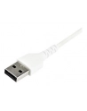 Startech.COM  1 M / 3.3 FT. USB 2.0 TO USB C CABLE - WHITE - ARAMID FIBER - USB-C CABLE - 1 M  (RUSB2AC1MW) - nr 1