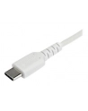 Startech.COM  2 M / 6.6 FT. USB C CABLE - WHITE - ARAMID FIBER - USB-C CABLE - 2 M  (RUSB2CC2MW) - nr 1