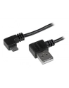 Startech Kabel USB MicroUSB 2m kątowy Czarny (USB2AUB2RA2M) - nr 1