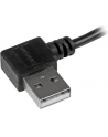 Startech Kabel USB MicroUSB 2m kątowy Czarny (USB2AUB2RA2M) - nr 24