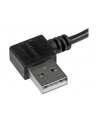 Startech Kabel USB MicroUSB 2m kątowy Czarny (USB2AUB2RA2M) - nr 2