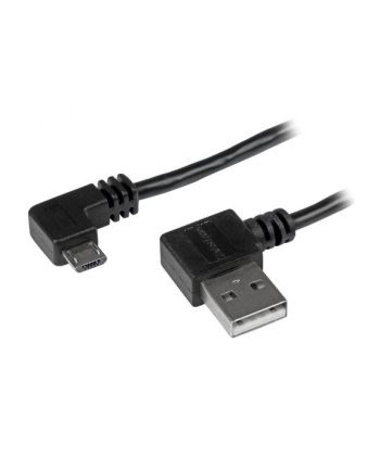 Startech Kabel USB MicroUSB 2m kątowy Czarny (USB2AUB2RA2M) nr 1