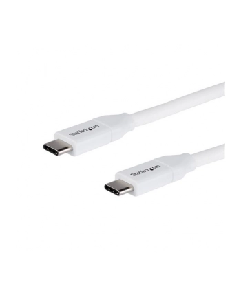 Startech.com 2m 6ft USB C to USB C Cable - 5A PD - USB 2.0 USB-IF Certified - USB-C cable - 2 m (USB2C5C2MW) nr 2