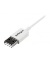 Startech Kabel USB MicroUSB 2m Biały (USBPAUB2MW) - nr 3