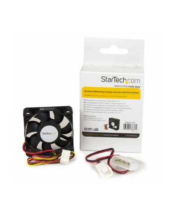 Startech.com 5x1 cm TX3 Replacement Ball Bearing Fan (also includes a TX3 to LP4 adapter) (FAN5X1TX3)