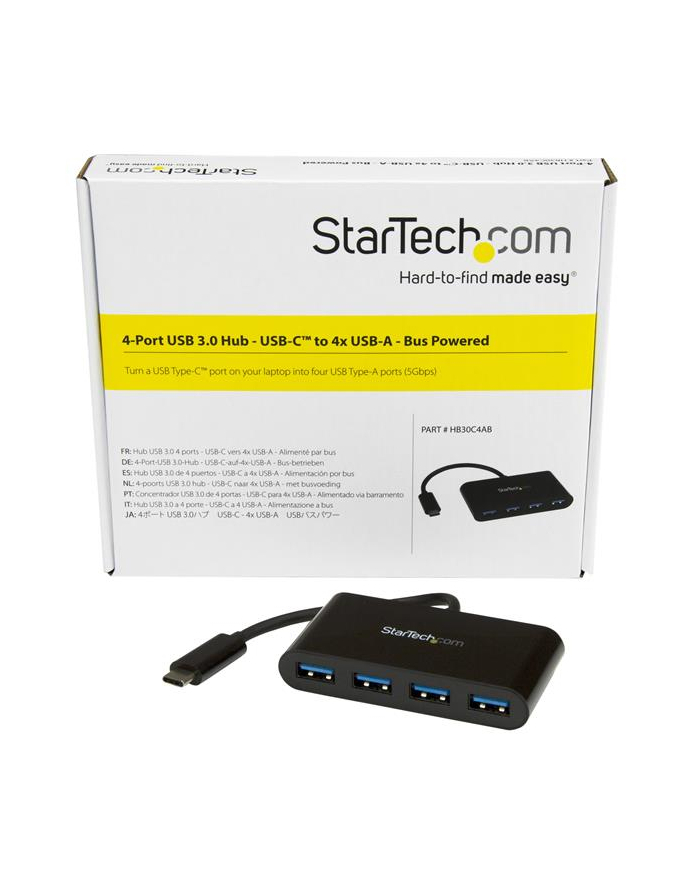 Startech USB Typ C 4x 3.0 (HB30C4AB) główny