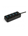 Startech.com 4-Port USB-C Hub - 4x USB-A Ports - Individual On/Off Switches - hub - 4 ports USB hub - 4 - Czarny (HB30C4AIB) - nr 25