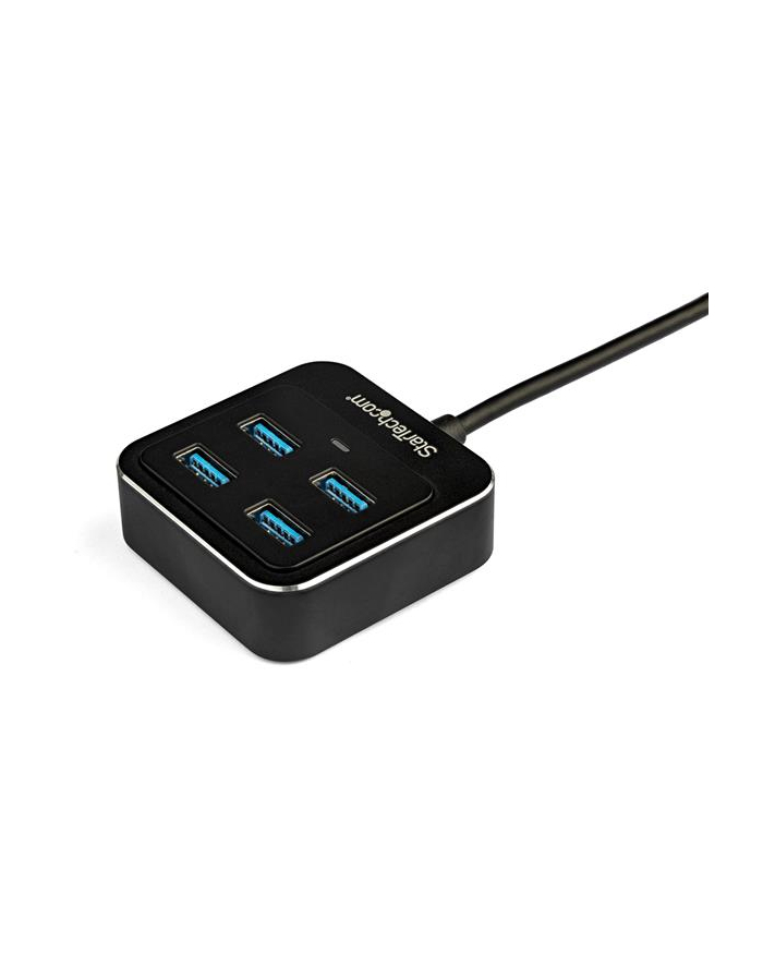 Startech.com 4-Port USB-C Hub - USB C to USB 3.1 Gen 2 Hub - 4x USB-A Ports - hub - 4 ports USB hub - 4 - Czarny (HB31C4AB) główny