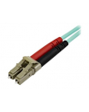 Startech.COM 15M OM4 LC TO LC MULTIMODE DUPLEX FIBER OPTIC PATCH CABLE - PATCH CABLE - 15 M - AQUA (450FBLCLC15) - nr 3