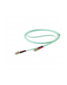 Startech.COM 15M OM4 LC TO LC MULTIMODE DUPLEX FIBER OPTIC PATCH CABLE - PATCH CABLE - 15 M - AQUA (450FBLCLC15) - nr 4