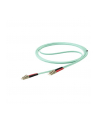 Startech.COM 15M OM4 LC TO LC MULTIMODE DUPLEX FIBER OPTIC PATCH CABLE - PATCH CABLE - 15 M - AQUA (450FBLCLC15) - nr 5