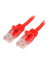 Startech RJ-45/RJ-45 kat.5e U/UTP 10m Czerwony (45PAT10MRD) - nr 1