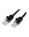 Startech Patchcord, Cat5e, 0.5m, czarny  (45PAT50CMBK) - nr 3